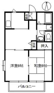 フレグランス【2階】の間取り