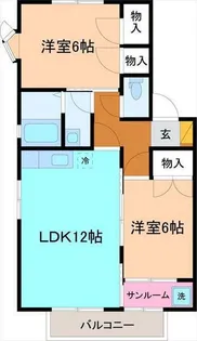 アベニール21 A棟【2階】の間取り