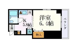 サットンプレイス【2階】の間取り