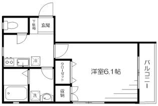 サンライズ【1階】の間取り