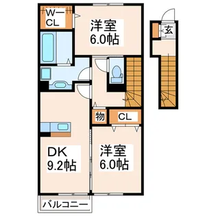 プリマヴェーラ【2階】の間取り