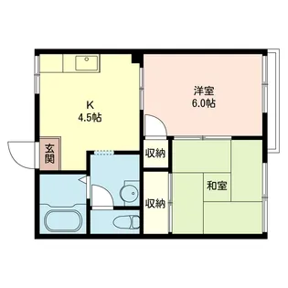 メゾン・フレッシュ【1階】の間取り