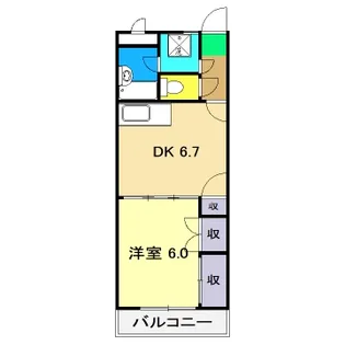 新井マンション【2階】の間取り