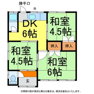 愛媛県西条市神拝甲【一戸建】の間取り