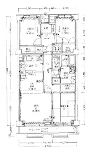 ルックハイツ葉山【1階】の間取り