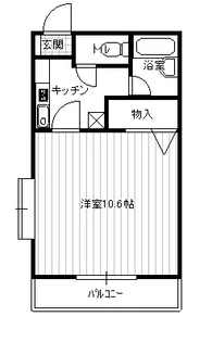 フィリーB棟【2階】の間取り