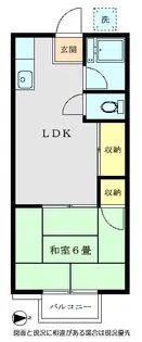 第三員規荘【2階】の間取り