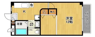 太郎殿ヴィレッジ B棟【2階】の間取り