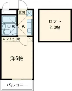 レジデンスATT立川【2階】の間取り