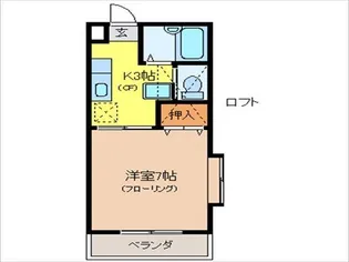 アーバンハイムサトー【2階】の間取り