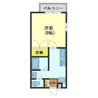 ロワ・黒崎【3階】の間取り