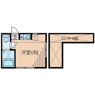 ユナイト大倉山ジェームスワトソン【1階】の間取り