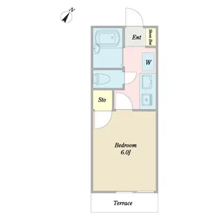 メゾングランアコール【2階】の間取り