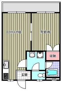 フレンズ【3階】の間取り