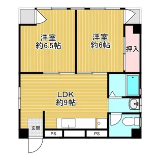 兵庫県神戸市垂水区中道2【マンション】の間取り