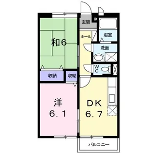アルゴハイツ【1階】の間取り