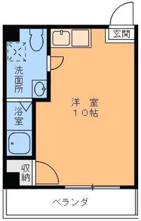 1Rの間取り画像