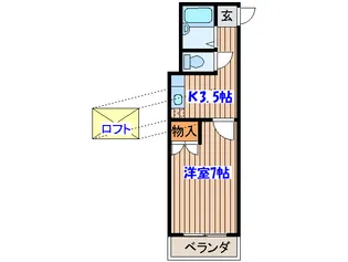 コーポラベンダー【2階】の間取り