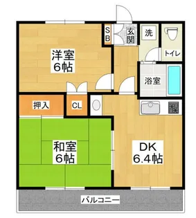 アビタシオンみずほ台【1階】の間取り