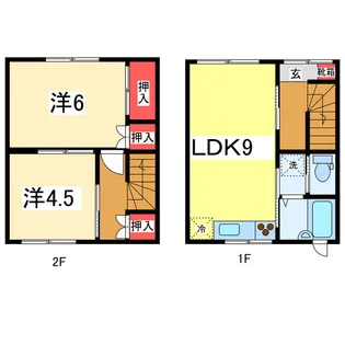 ハイツ丸山の間取り
