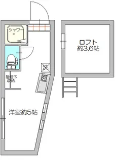 アーバンプレイス高田馬場West【2階】の間取り