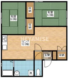 セジュール大和D【2階】の間取り