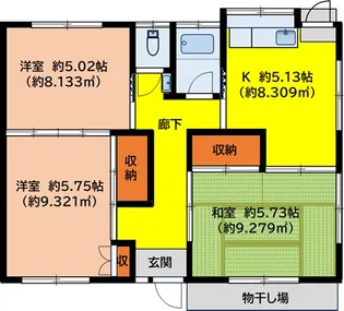 愛媛県松山市生石町【一戸建】の間取り