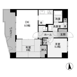 ハイラーク高崎【9階】の間取り