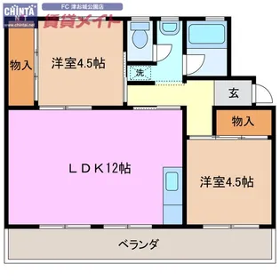 maisonCiero【4階】の間取り