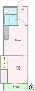 調布栄マンション【1階】の間取り