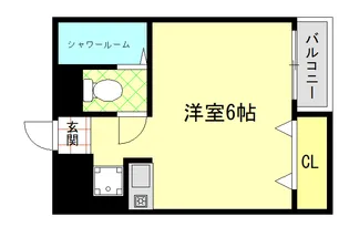 ホーム21新之栄【4階】の間取り