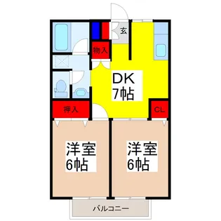 ヴェルデ原宿【1階】の間取り