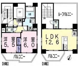 サンマルティーノ東麻布の間取り