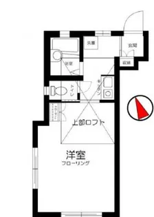 東京都中野区上高田1【アパート】の間取り