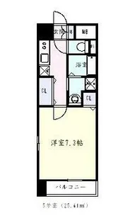 Castle Road大手町【1階】の間取り