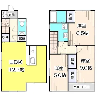 東京都練馬区南大泉1【一戸建】の間取り