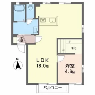 福島県郡山市町東1【アパート】の間取り