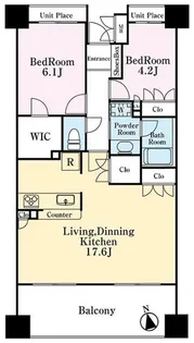 イトーピア麻布【5階】の間取り