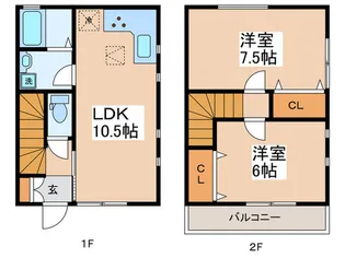 東京都昭島市大神町1【一戸建】の間取り