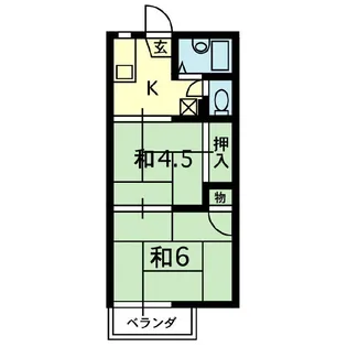 グレース・HFJ【1階】の間取り