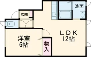 カリーノ レプレ【1階】の間取り