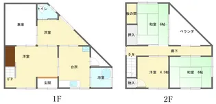 熊本県八代市鷹辻町【一戸建】の間取り