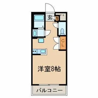 カーサフジタ【1階】の間取り
