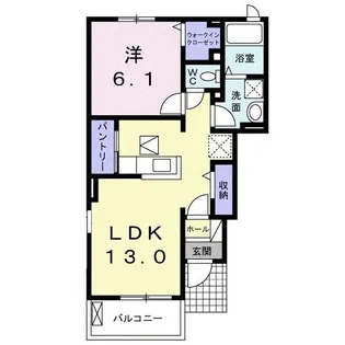 ニューサンリット I【1階】の間取り