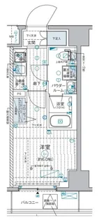 ジェノヴィア西横浜【9階】の間取り