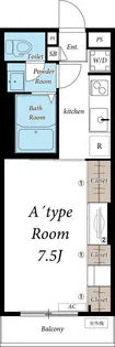 千葉県松戸市幸谷【アパート】の間取り