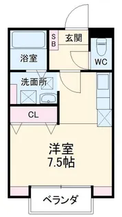 ベルリード【1階】の間取り
