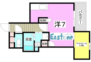 Mz鴨池II【1階】の間取り