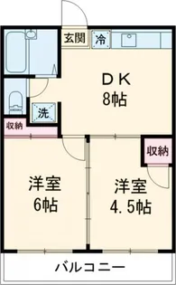 イマムラハイツ【2階】の間取り