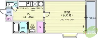 RamsesA長町中央【2階】の間取り